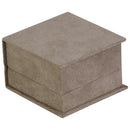 Alessandria Suede Single Ring / Earring Box