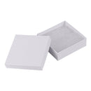 White Swirl Cotton Filled Cardboard Boxes