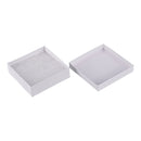 White Swirl Cotton Filled Cardboard Boxes