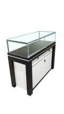 Dark Wood-White Gloss Showcase