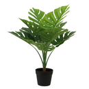 Lifelike Monstera Bonsai Leaves Tree Plant