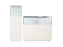 White Showcase with Glass Box Display