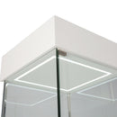 Glass Display Jewelry Showcase with LED Lighting System