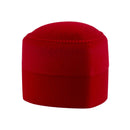 Suede Heart Ring Box with LED Light