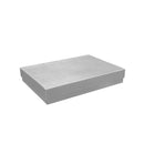 Silver and Gold Linen Cotton Filled Cardboard Box