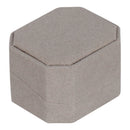 Single Ring Box Wrapped and Lined with Rich Nova Suede