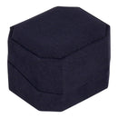Single Ring Box Wrapped and Lined with Rich Nova Suede