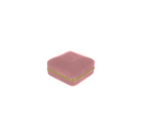 Velvet Tie Clip Box with Gold Rims and Matching Insert