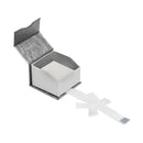 Elegant  Paper Single Ring Box with a Unique Magnetic Ribbon