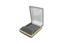 Velvet Large Earring Box with Gold Rims and Matching Insert