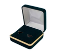 Velvet Large Multi-Purpose Box with Gold Rims and Matching Insert