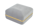 Velvet Large Multi-Purpose Box with Gold Rims and Matching Insert
