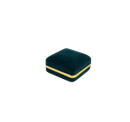 Velvet Tie Clip Box with Gold Rims and Matching Insert