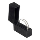 Vertical Large Hoop Box with Matching Suede Interior