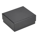 Vertical Large Hoop Box with Matching Suede Interior