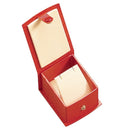 Textured Leatherette Single Earring Box