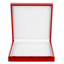 High Shine Mahogany Color Wooden Pearl Box