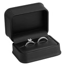 Leatherette Double Ring Box