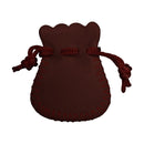 Round Suedine Pouch