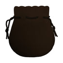 Round Suedine Pouch