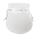 Round Suedine Pouch