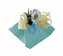 Aqua Linen Confection Boxes