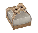 Natural Ribbed Confection Boxes