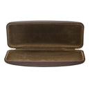 Brushed PU Eyewear Case with Matching Interior