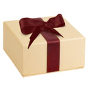 Leatherette Clip Earring Box Leatherette Interior with Ribboned Packer