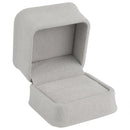 Suede Single Ring Box with Matching Suede Interior
