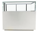 White Showcase with Glass Box Display