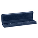 Suede Bracelet Box with Matching Interior with Ribboned Packer