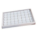 Leather Tray with 28 Earring Pads