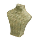 Bamboo Woven Neck Jewellery Display