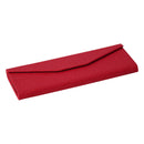 Foldable Triangular Case with Linen Texture
