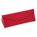 Foldable Triangular Case with Linen Texture