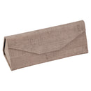 Foldable Triangular Case with Cork Texture