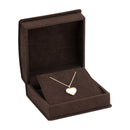 Suede Universal Box with Matching Interior with Ribboned Packer