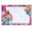 Bouquet of Roses Gift Tag with Glitter - 3.5" x 2"