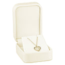 Leatherette Pendant Box with Matching Interior