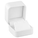Leatherette Single Earring Box with Matching Interior