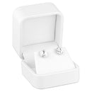 Leatherette Single Earring Box with Matching Interior
