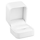 Leatherette Single Ring Box with Matching Interior