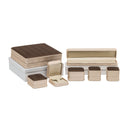 Textured Two-Tone Large Set Box