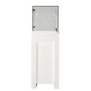 Glossy Wood and Aluminum Jewelry Showcase with LED Lighting System