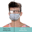 Grey Suede Anti-Fog Lens Cloth