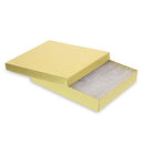 Silver and Gold Linen Cotton Filled Cardboard Box