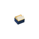 Two-tone Paper Clip Earring Box with Gold Accent