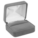Velour Double Ring Box
