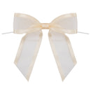 Organza Satin-Edged Bow with Twist Tie